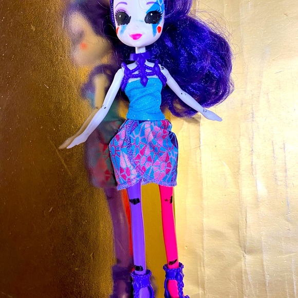 MY LITTLE PONY 2014 EQUESTRIAN DOLL RARITY RAINBOW ROCKS DRESS - Picture 6 of 11